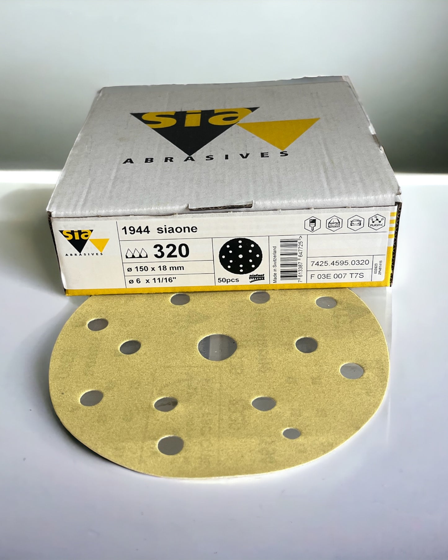 Sia ABRASIVE 150mm DA SANDING DISCS