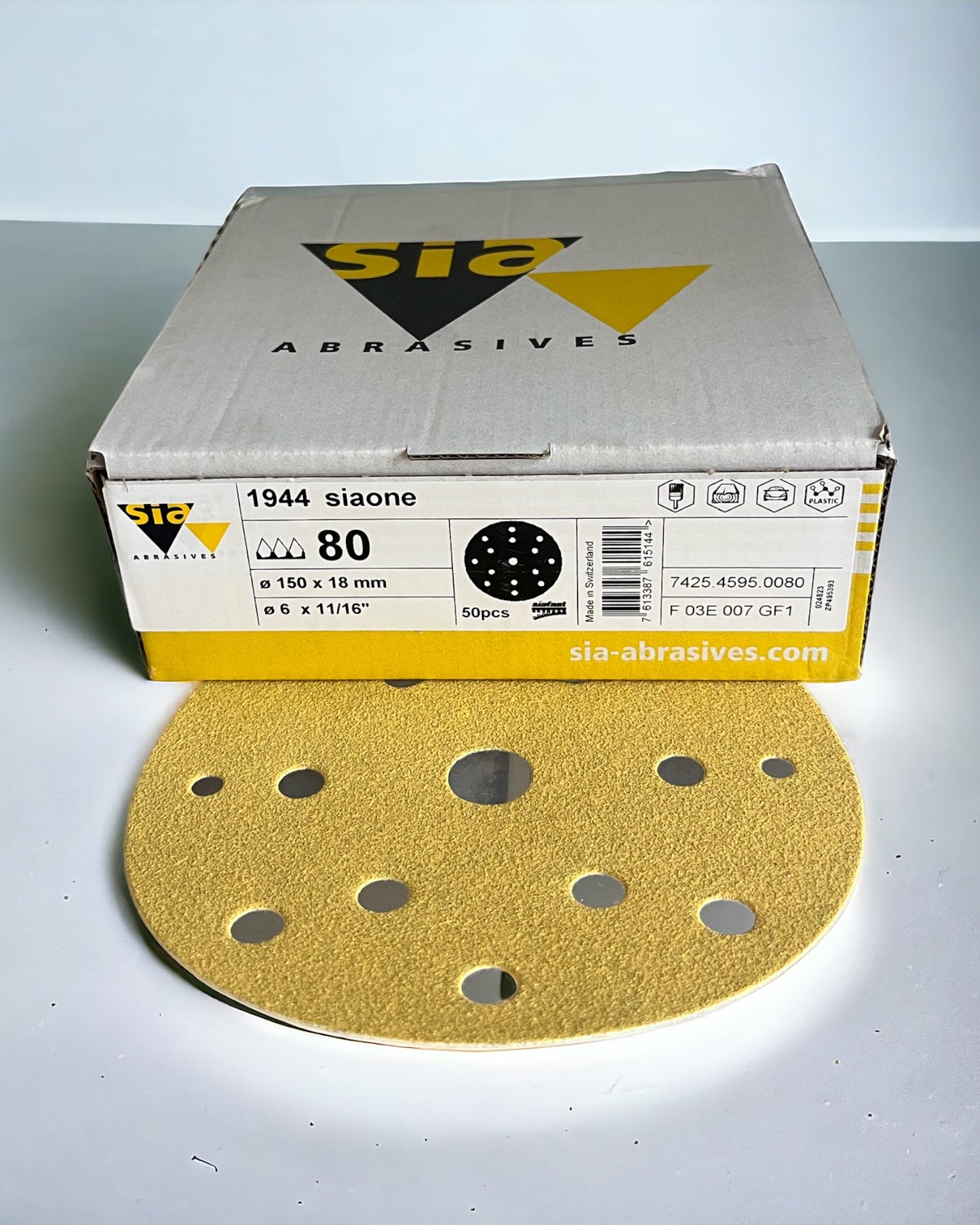 Sia ABRASIVE 150mm DA SANDING DISCS